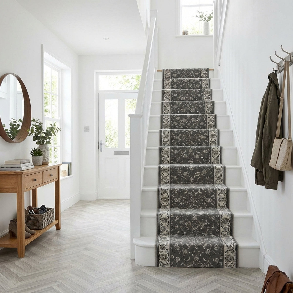 Clearwater Dove Stair Runner