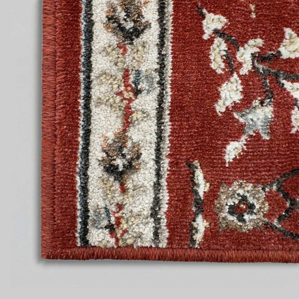 Heirloom Dorothea Cinnabar Navajo White Stair Runner
