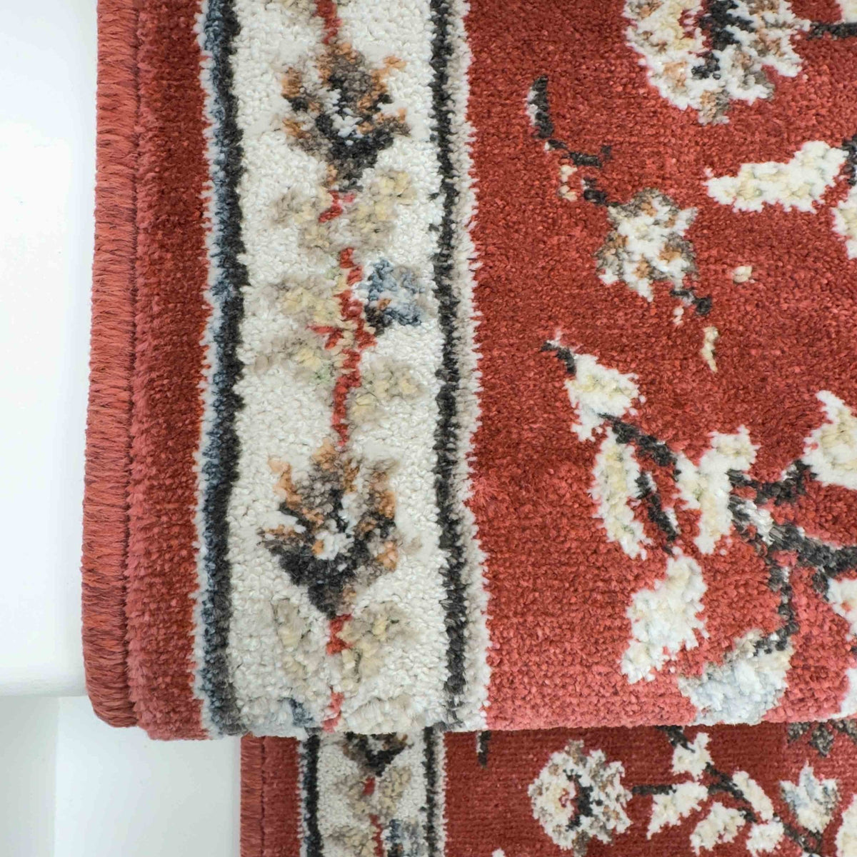 Heirloom Dorothea Cinnabar Navajo White Stair Runner