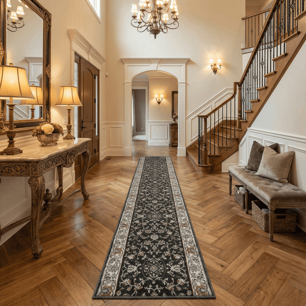 Heirloom Rockland Abbey Navajo White Hall Runner