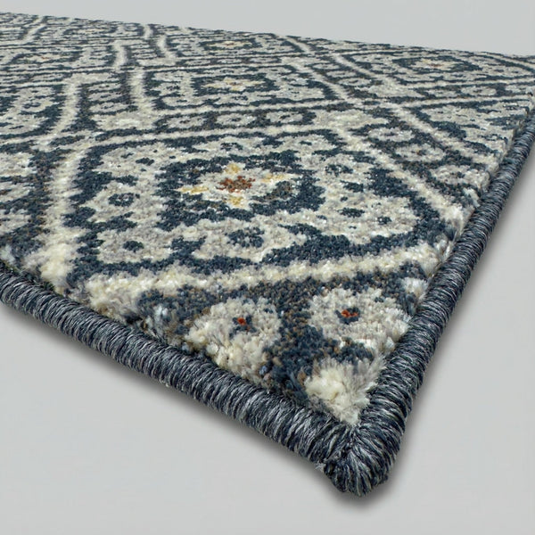 Montville Vintage Blue Latte Kitchen Runner