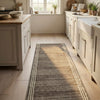 Montville Dylan Latte Alabaster Kitchen Runner