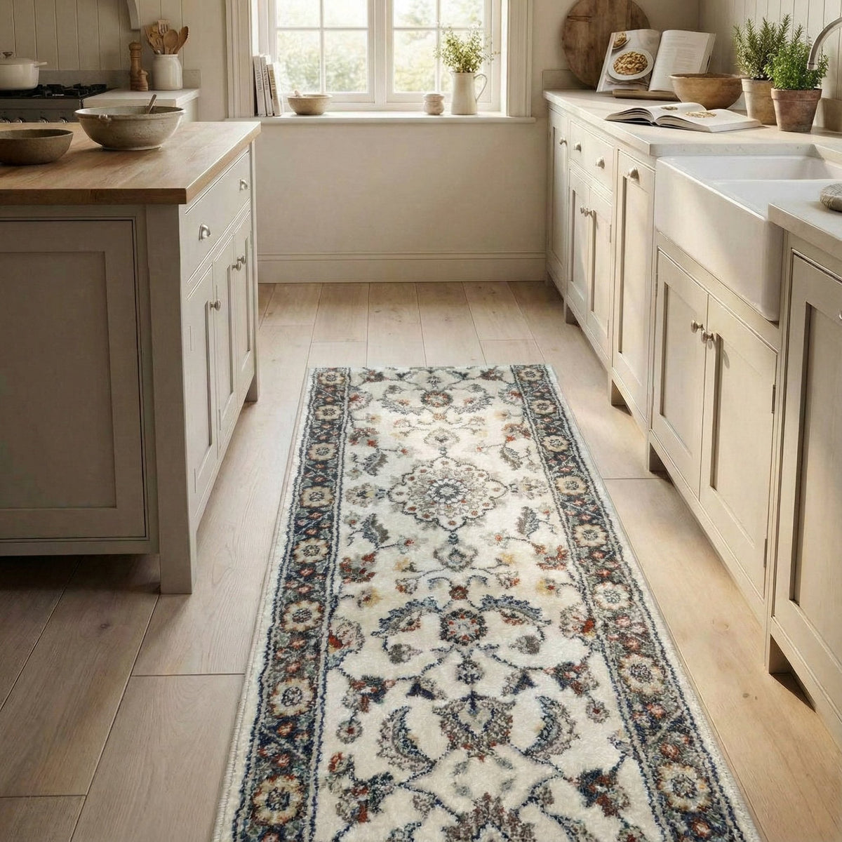 Canyon Alabaster Storm Kitchen Runner