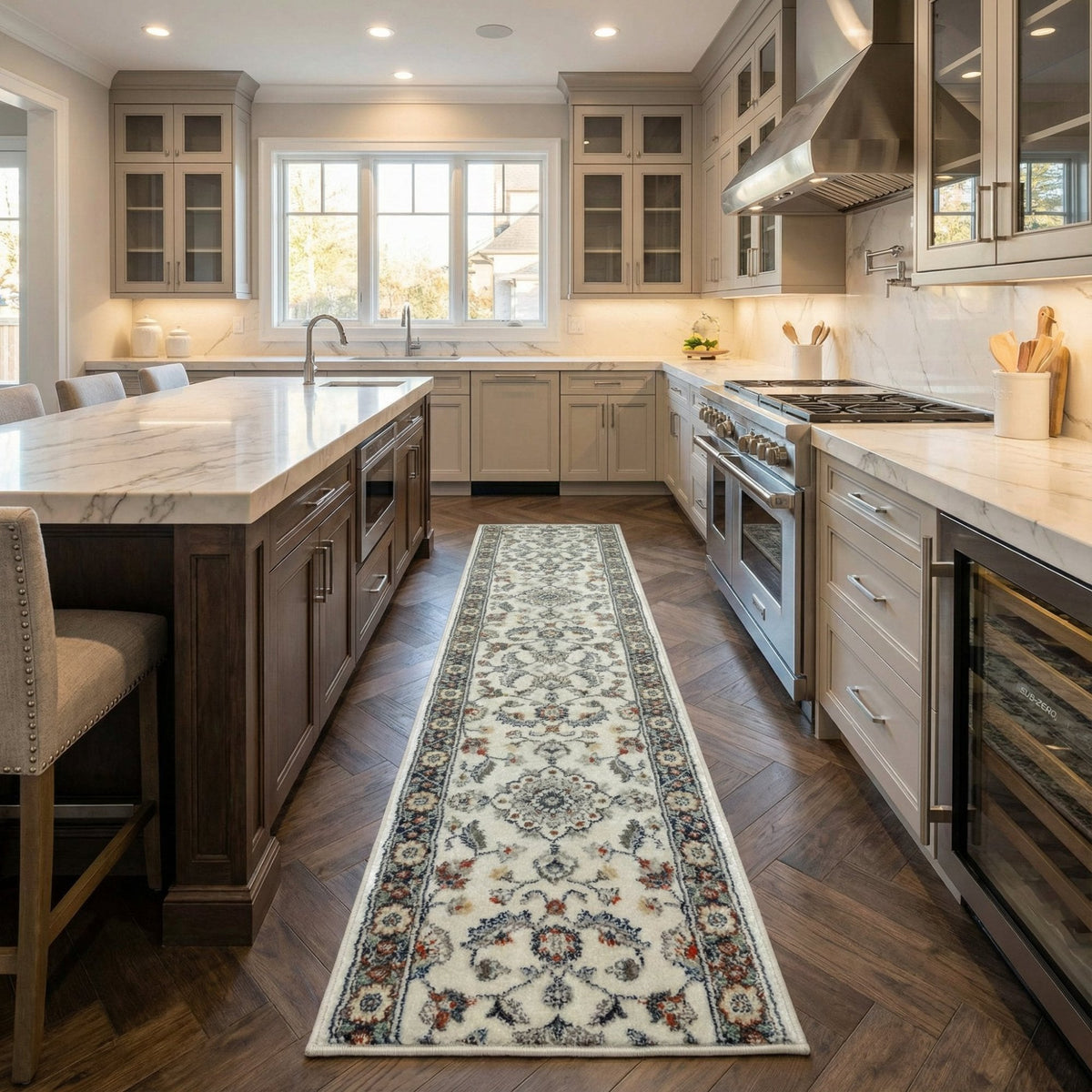 Canyon Alabaster Storm Kitchen Runner