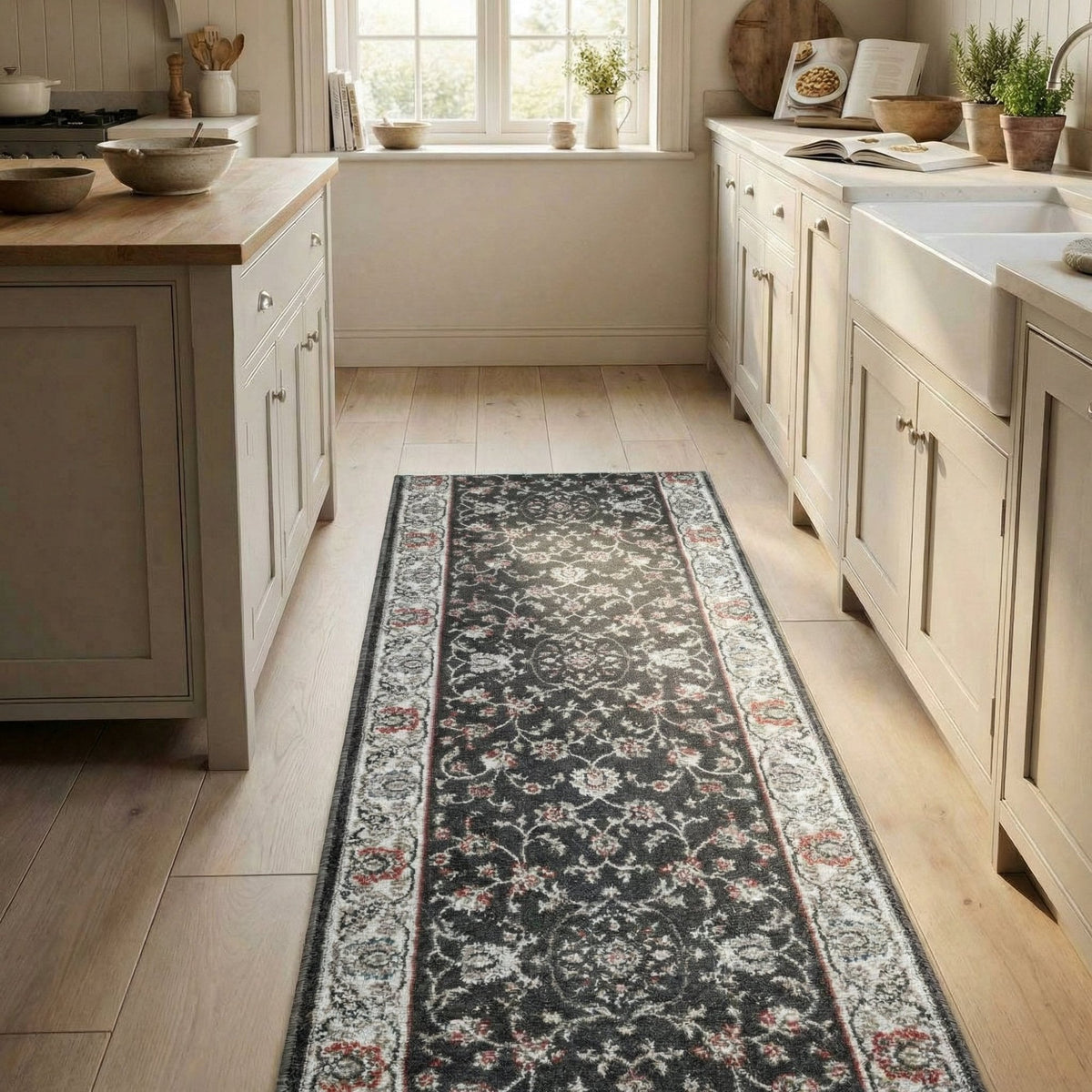 Heirloom Rockland Abbey Navajo White Kitchen Runner