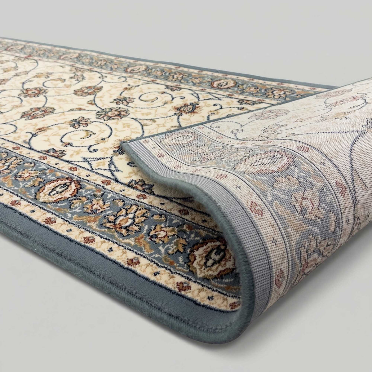 Ancient Garden Beige/Light Blue 57120-6454 Hall Runner