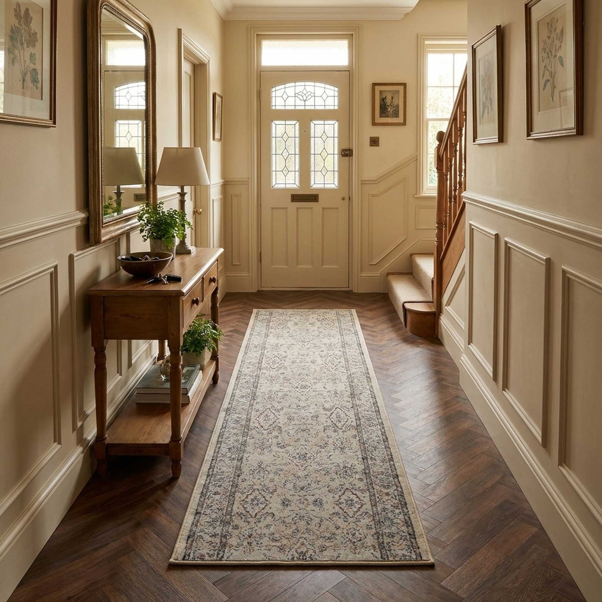 Ancient Garden Cream/Beige 57276-9295 Rug Runner