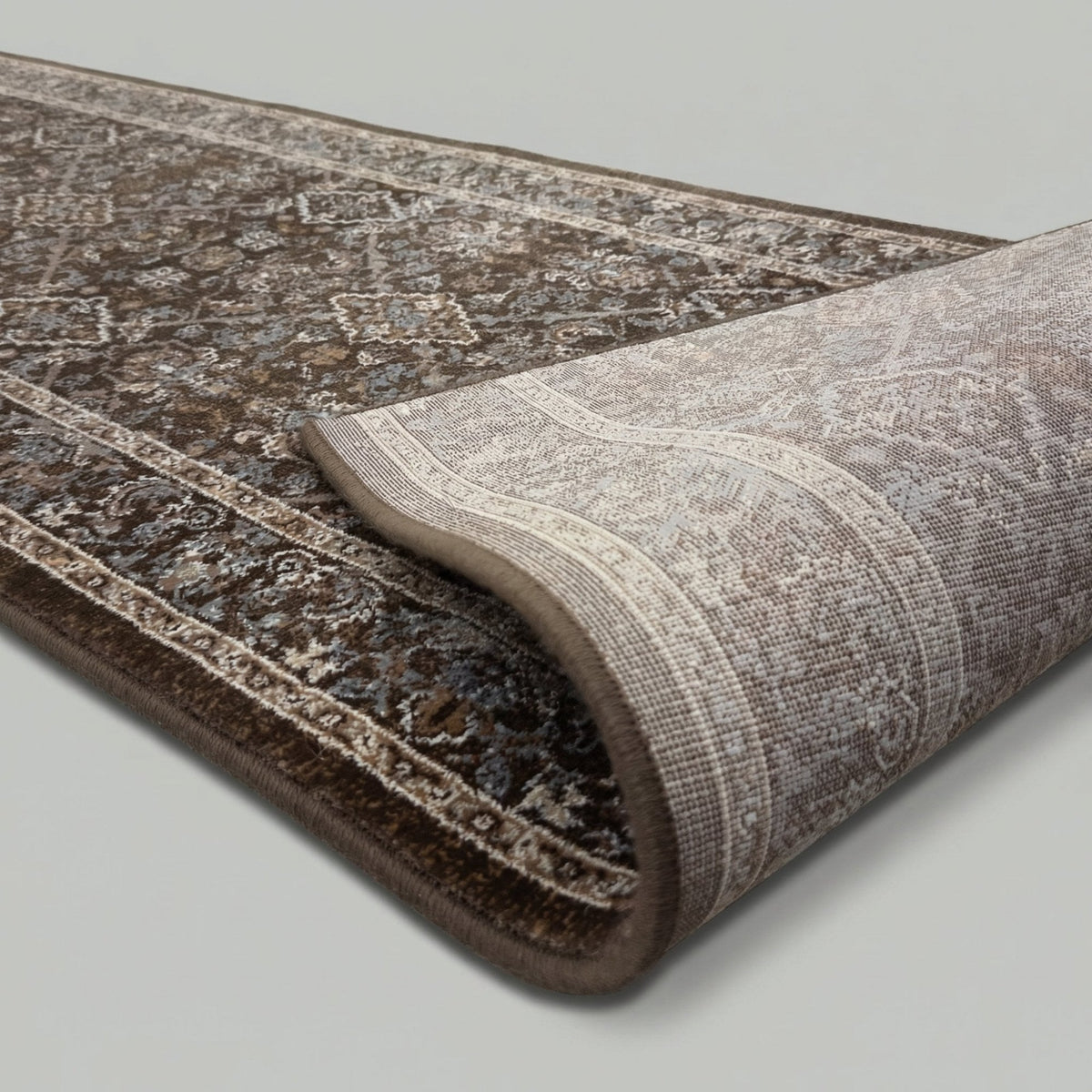 Ancient Garden Dark Brown/Beige 57276-3235 Tapis de couloir