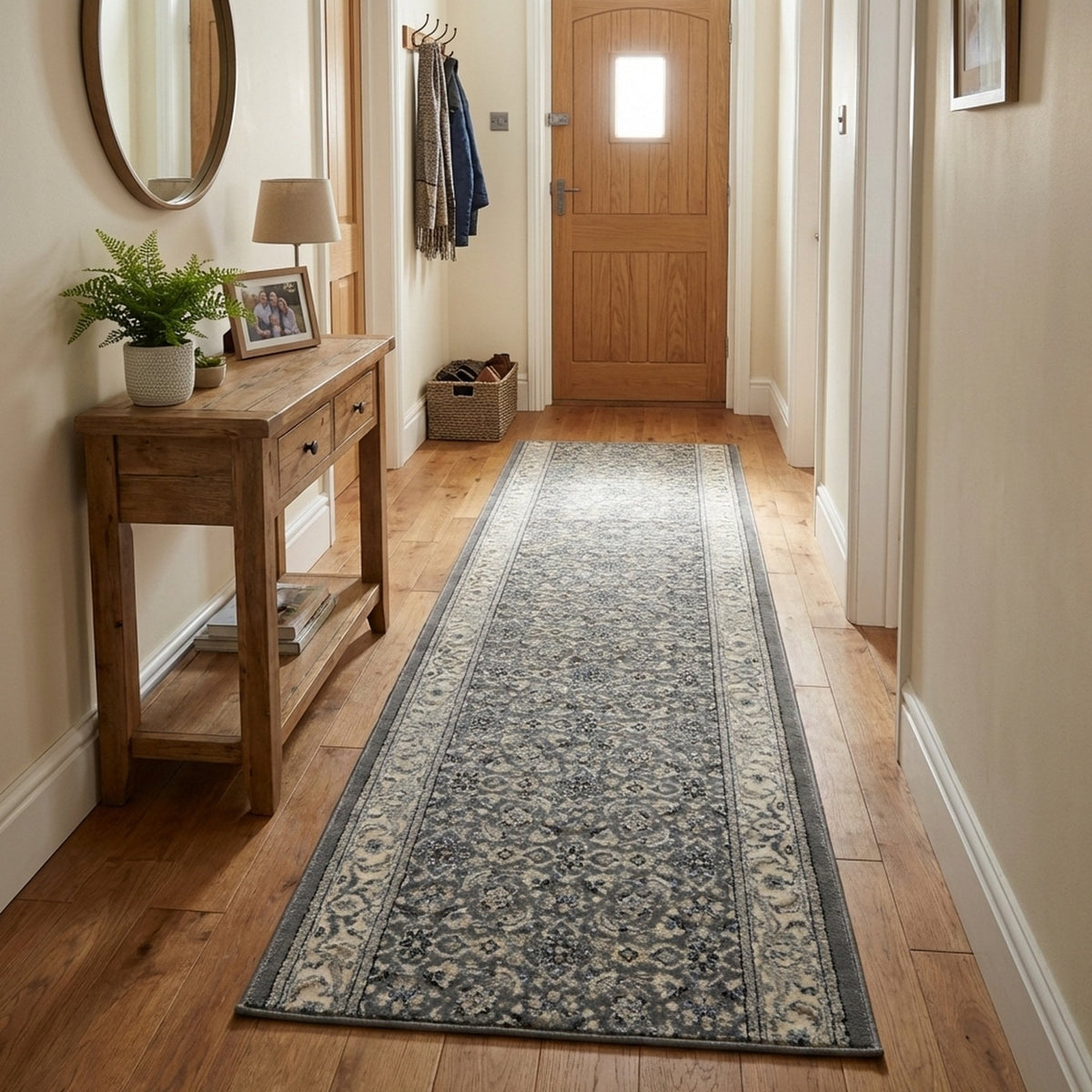 Ancient Garden Gray/Cream 57011-5666 Rug Runner