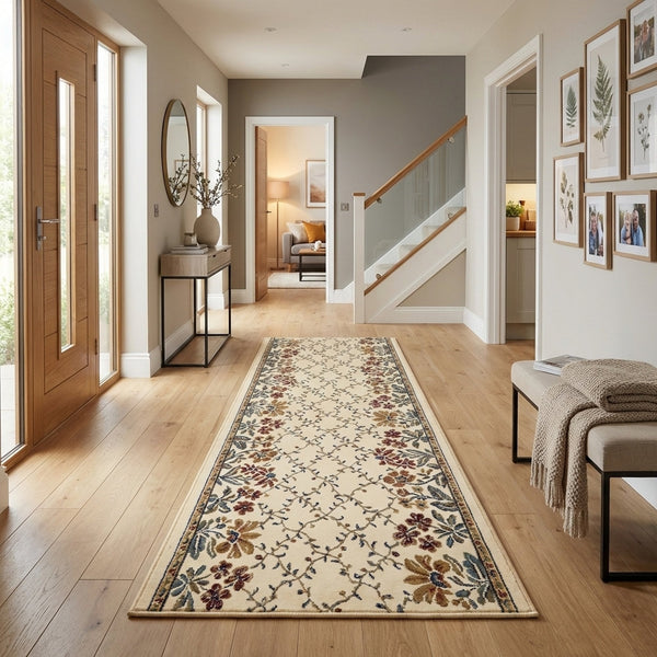 Ancient Garden Ivory 57084-6464 Hall Runner