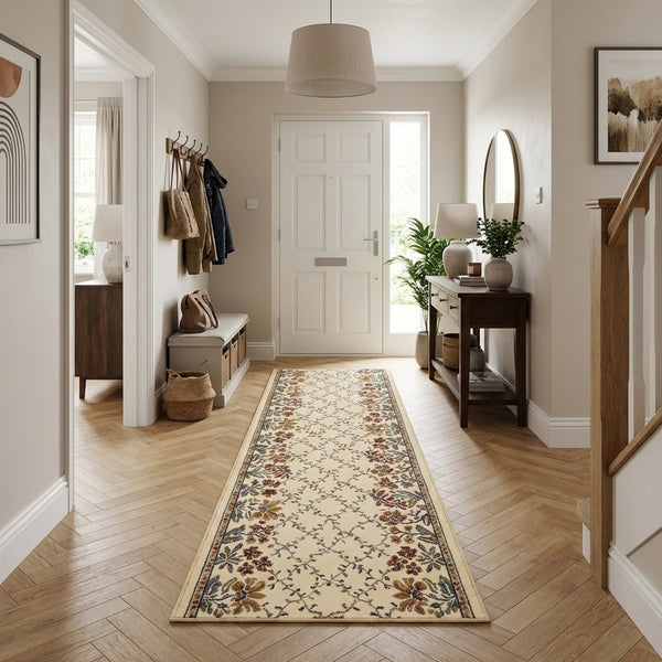 Ancient Garden Ivory 57084-6464 Hall Runner