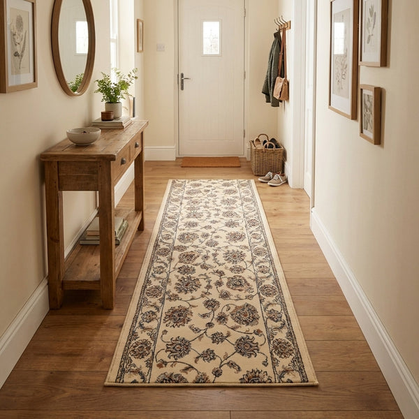 Ancient Garden Ivory/Ivory 57365-6464 Hall Runner