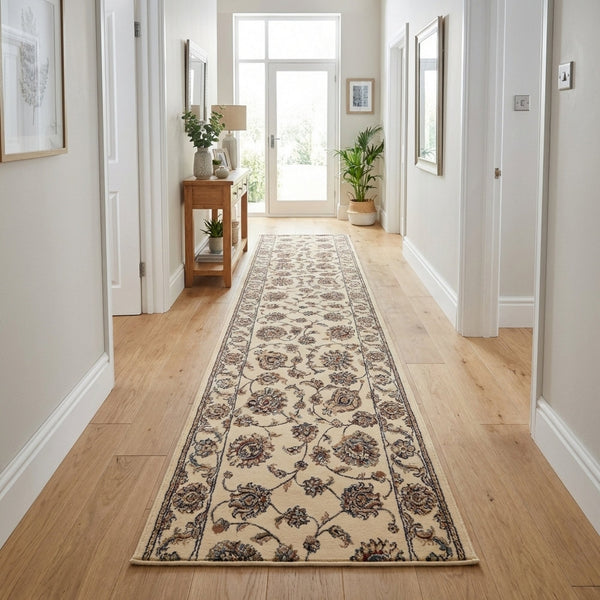 Ancient Garden Ivory/Ivory 57365-6464 Hall Runner