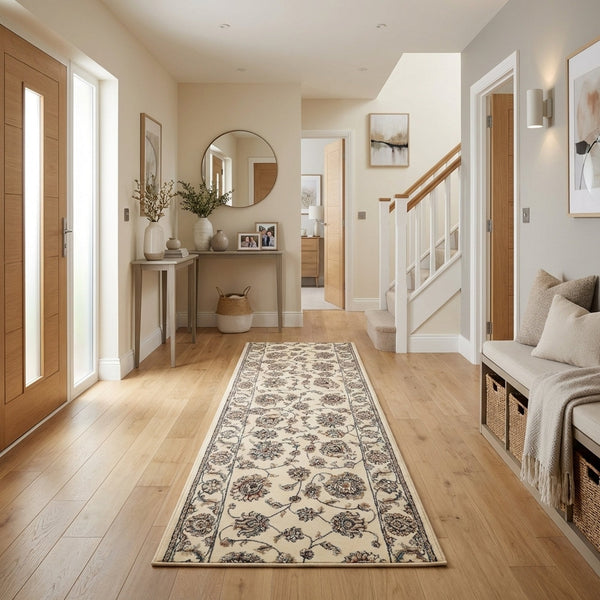 Ancient Garden Ivory/Ivory 57365-6464 Hall Runner