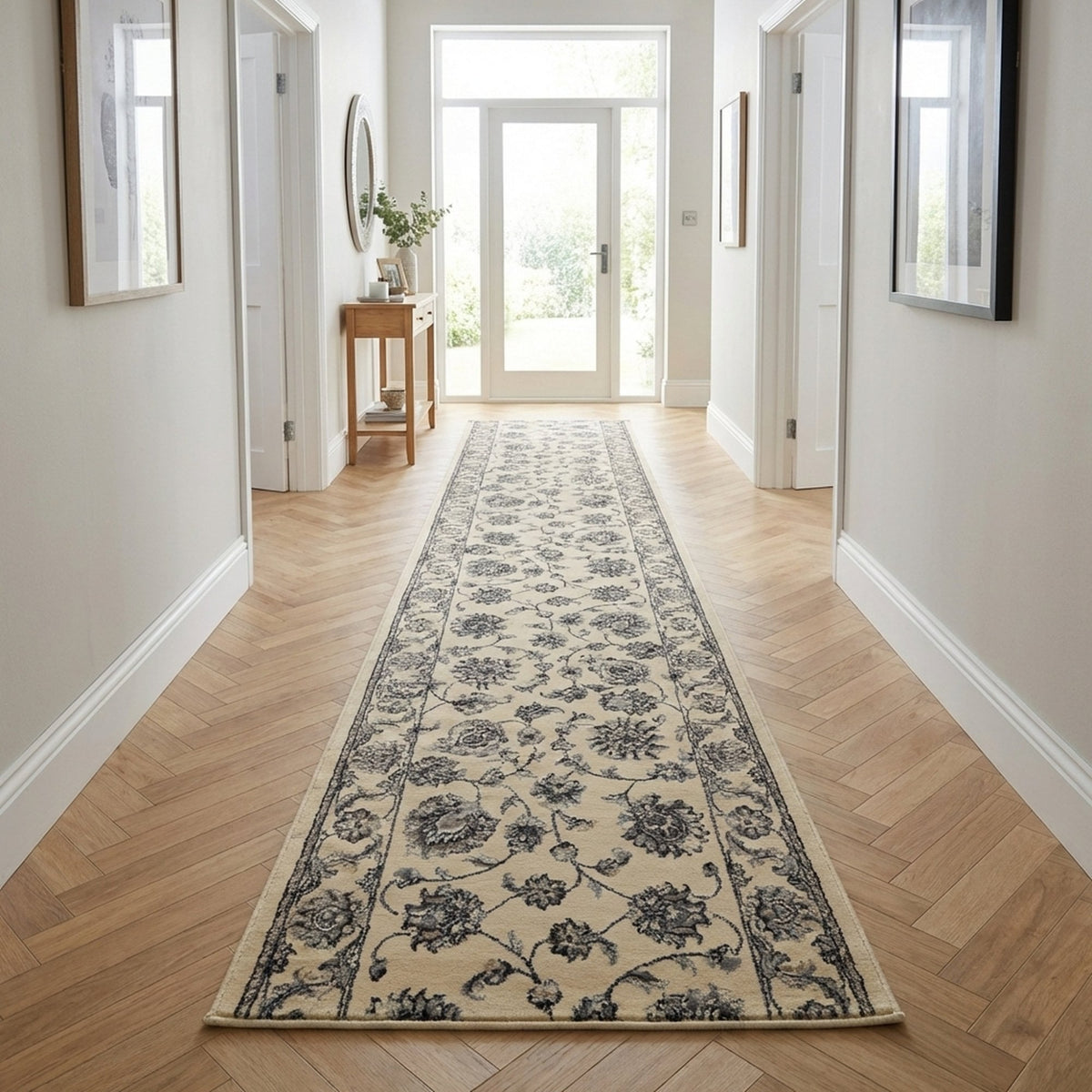 Ancient Garden Ivory/Ivory 57365-6666 Tapis de couloir