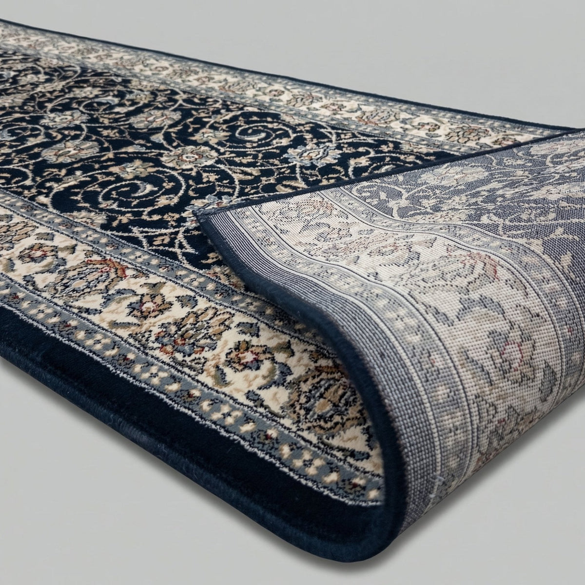 Ancient Garden Navy 57120-3464 Rug Runner