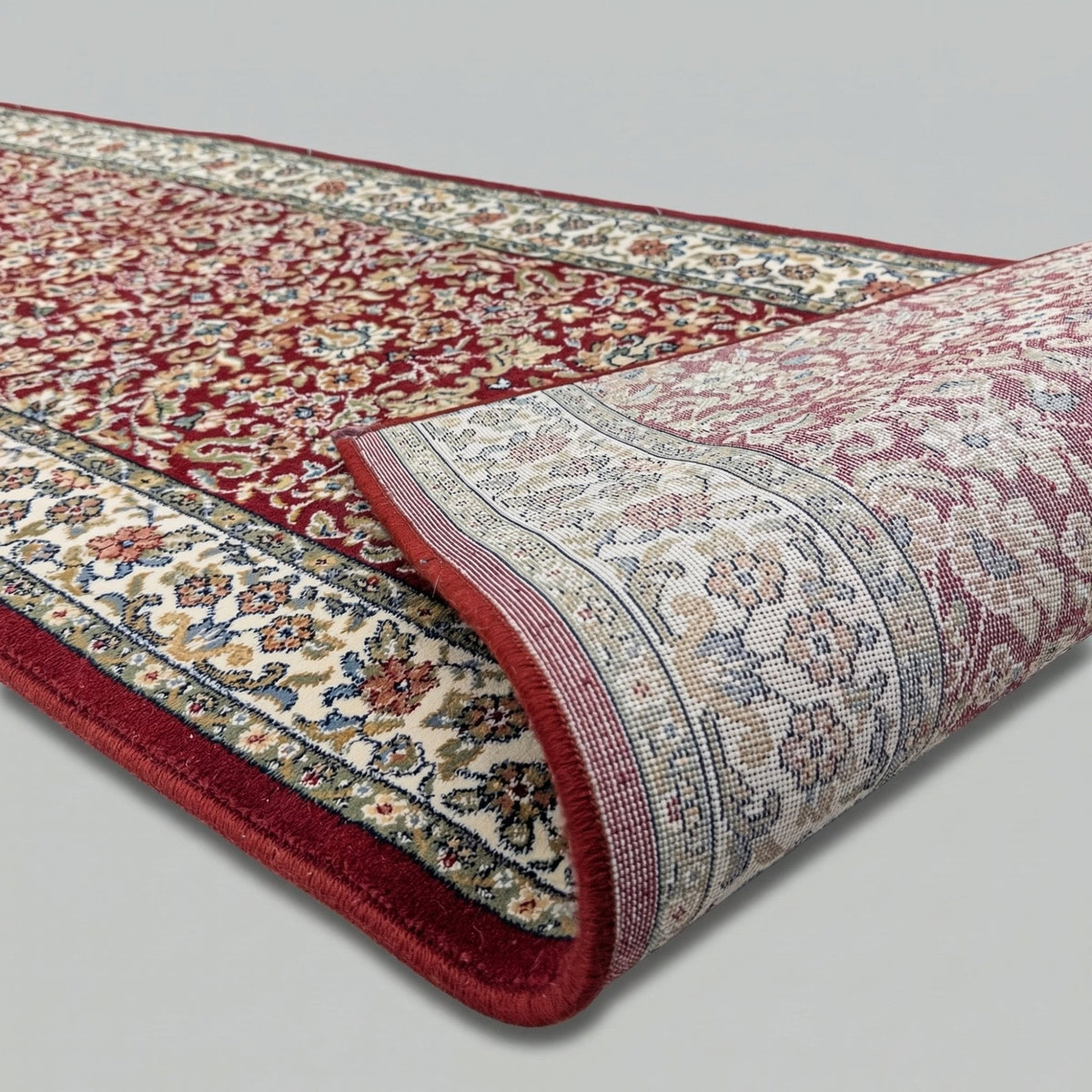 Ancient Garden Red/Ivory 57078-1414 Rug Runner
