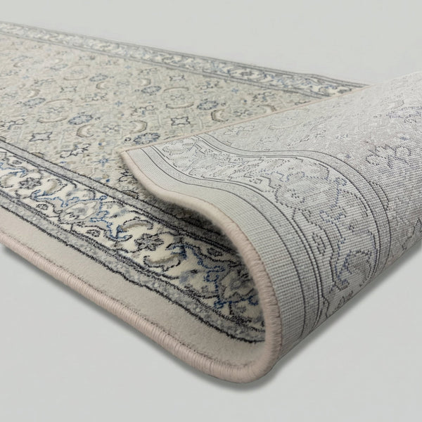 Ancient Garden Soft Gray/Cream 57011-9666 Hall Runner