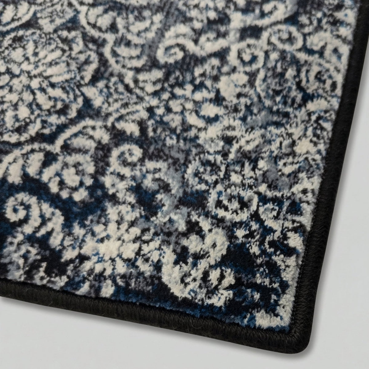 Ancient Garden Steel Blue 57162-3696 Hall Runner
