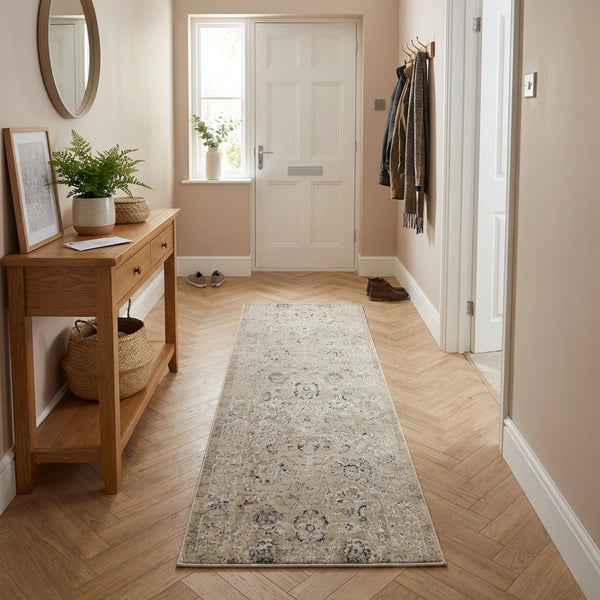 Annalise Cream/Beige 7604-180 Rug Runner