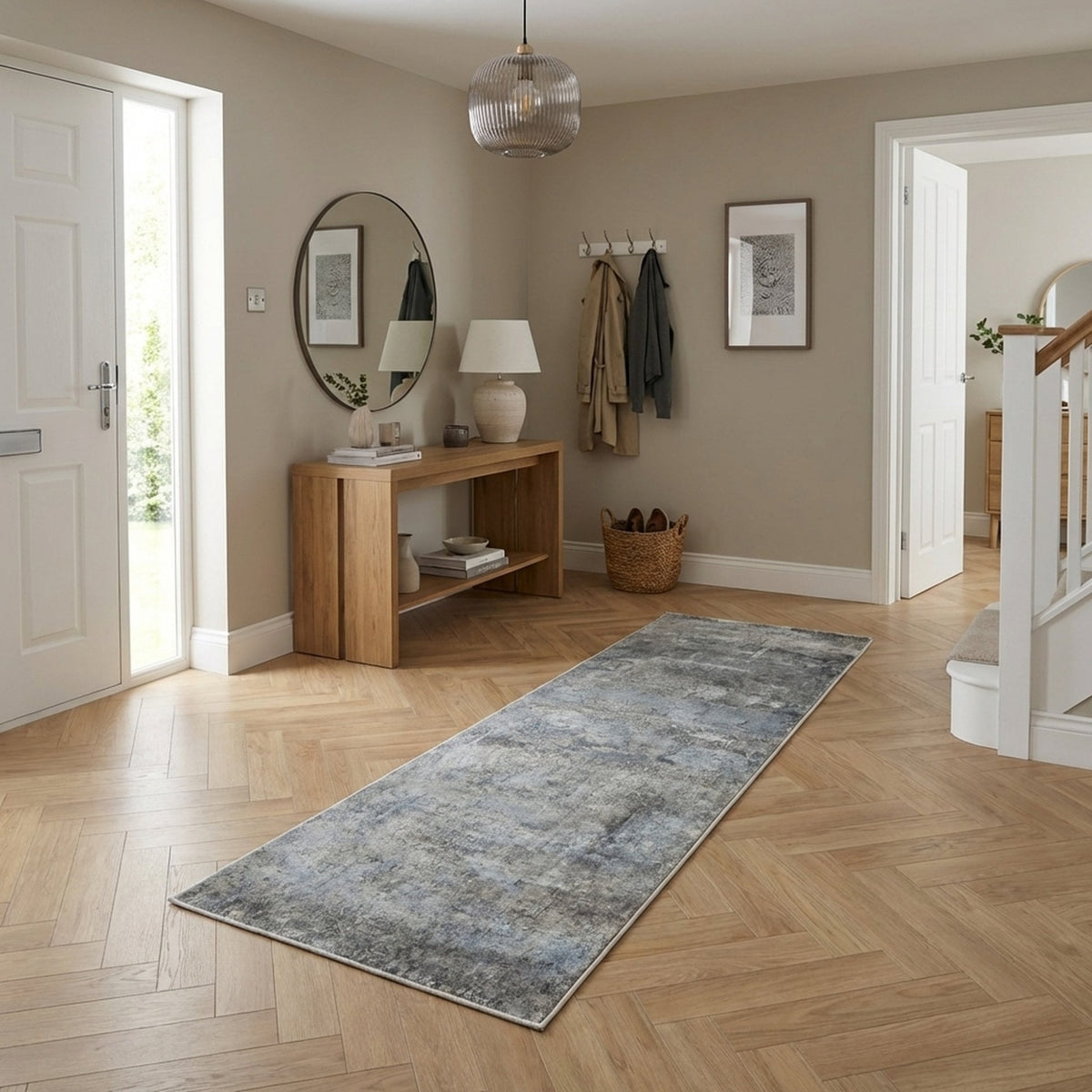 Castilla Cream/Gray 3533-190 Rug Runner