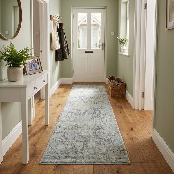 Castilla Cream/Silver 3530-109 Hall Runner