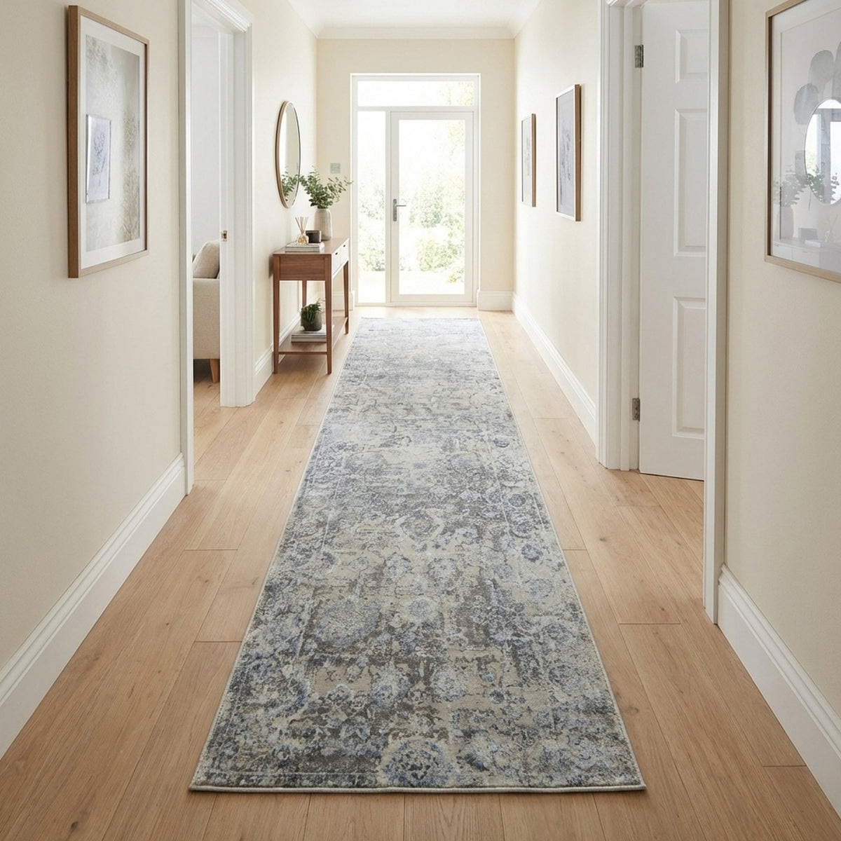 Castilla Ivory/Gray 3530-190 Rug Runner