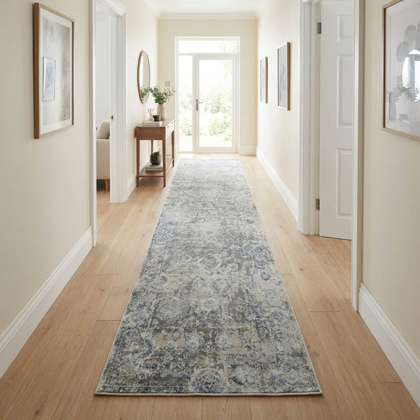 Castilla Ivory/Gray 3530-190 Rug Runner