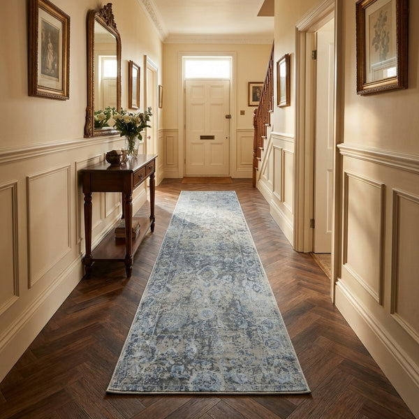 Castilla Ivory/Gray 3530-190 Rug Runner