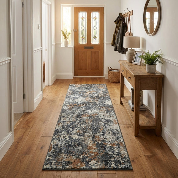 Couture Charcoal/Copper 52023-3616 Hall Runner