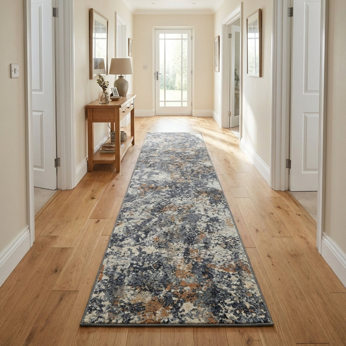 Couture Charcoal/Copper 52023-3616 Hall Runner