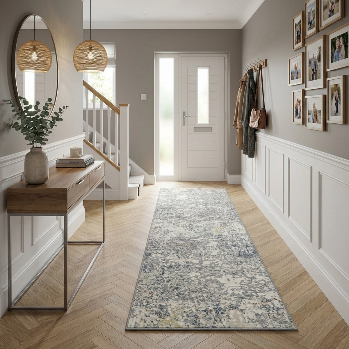 Couture Gray 52016-6464 Rug Runner