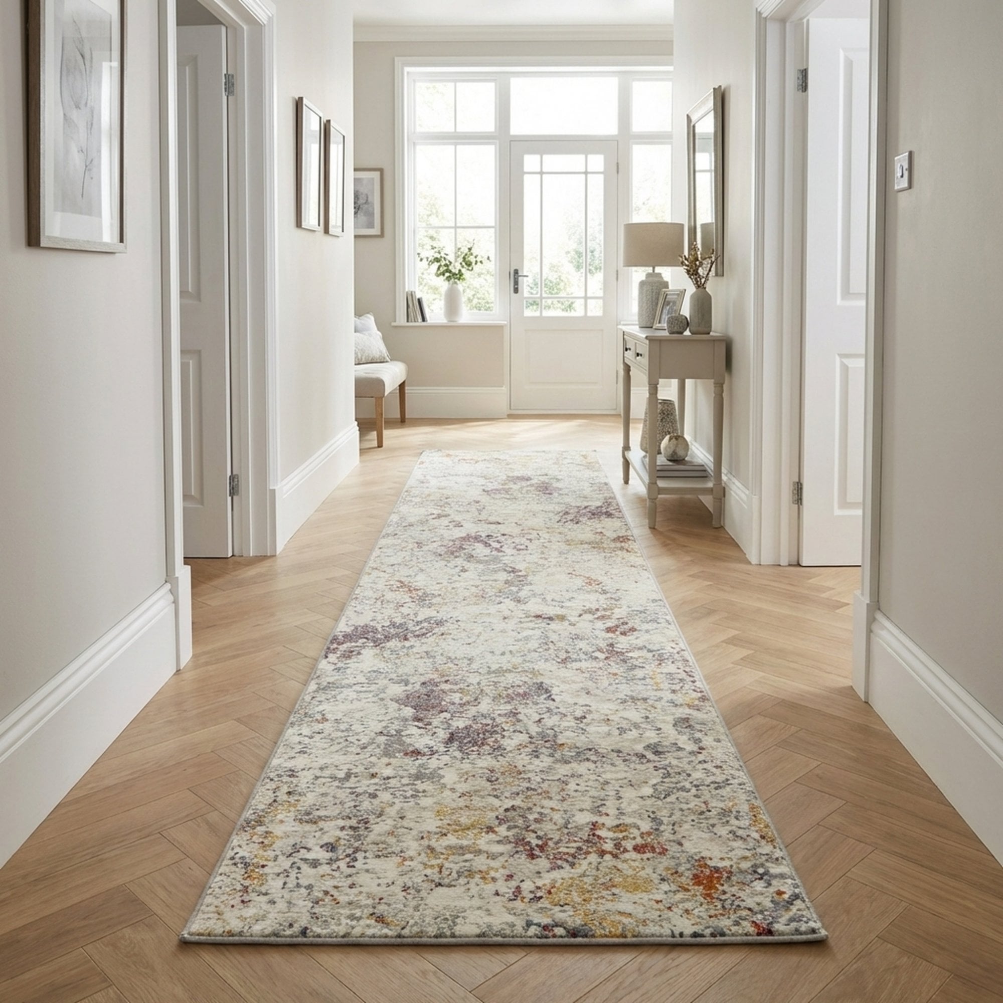 Couture Gray/Gold 52023-6414 Hall Runner – Runrug