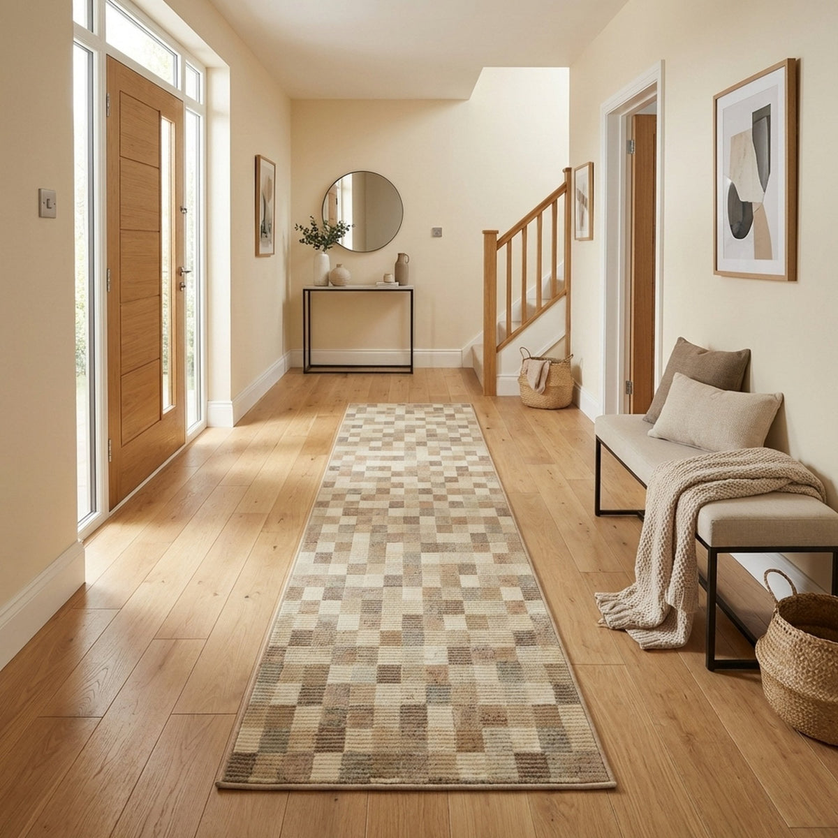 Eclipse Beige 63339-6282 Hall Runner
