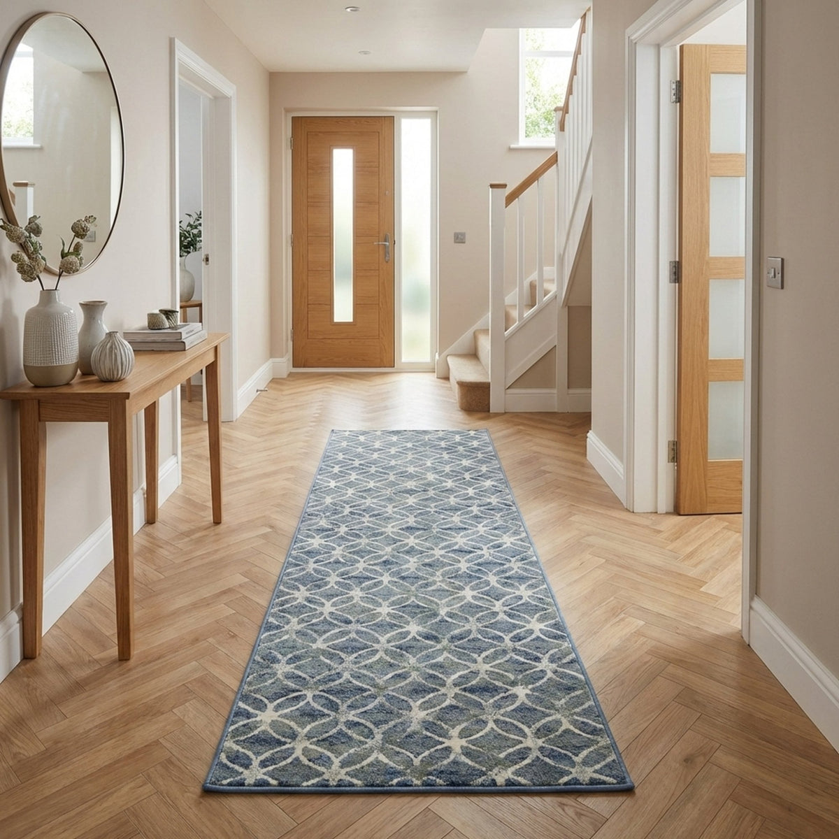 Eclipse Blue 63396-5666 Rug Runner