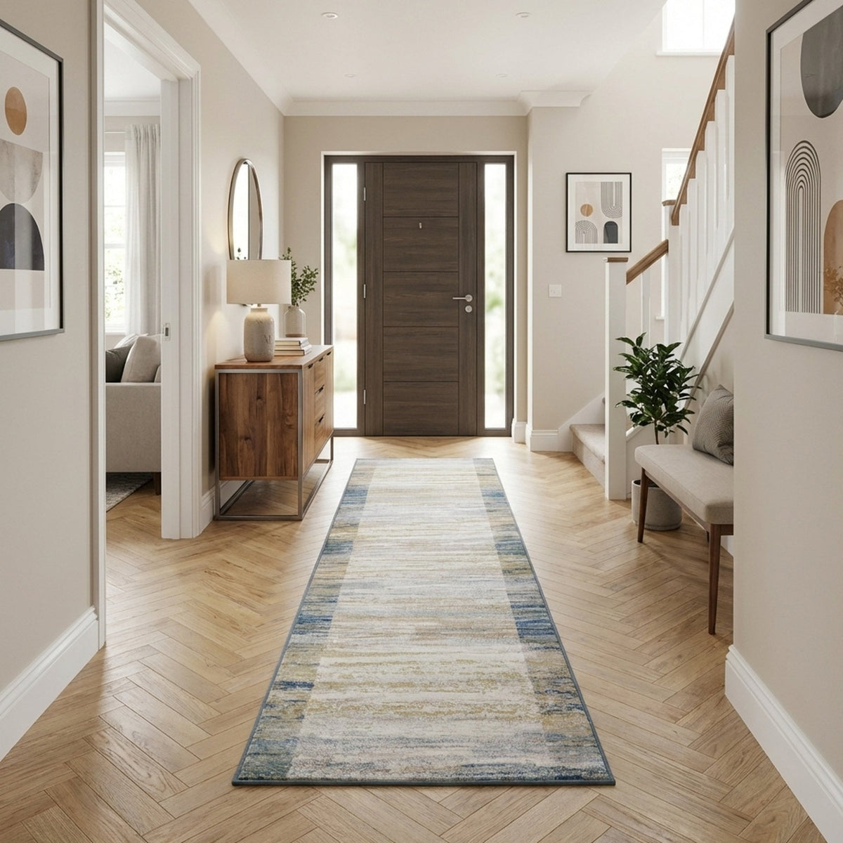 Eclipse Blue/Gray 79138-6191 Rug Runner