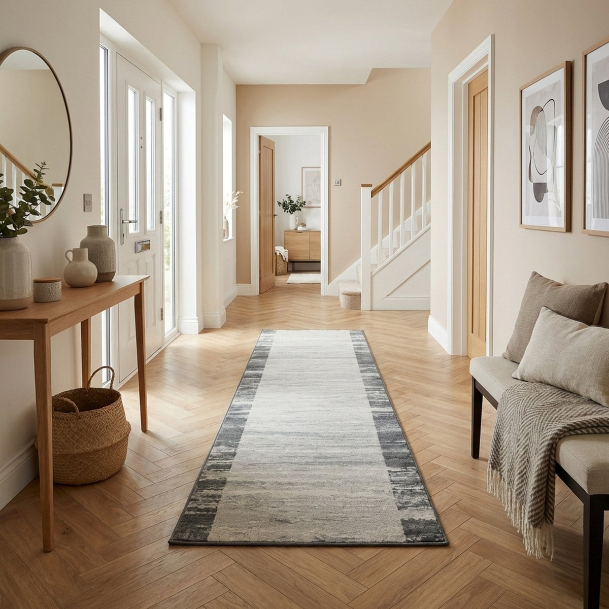 Eclipse Gray 79138-7696 Rug Runner
