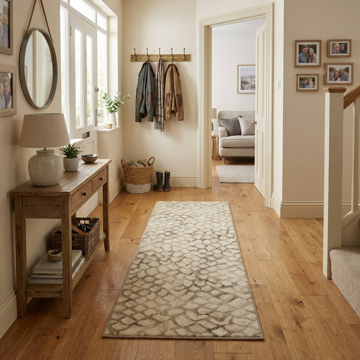 Eclipse Ivory 64194-8565 Hall Runner