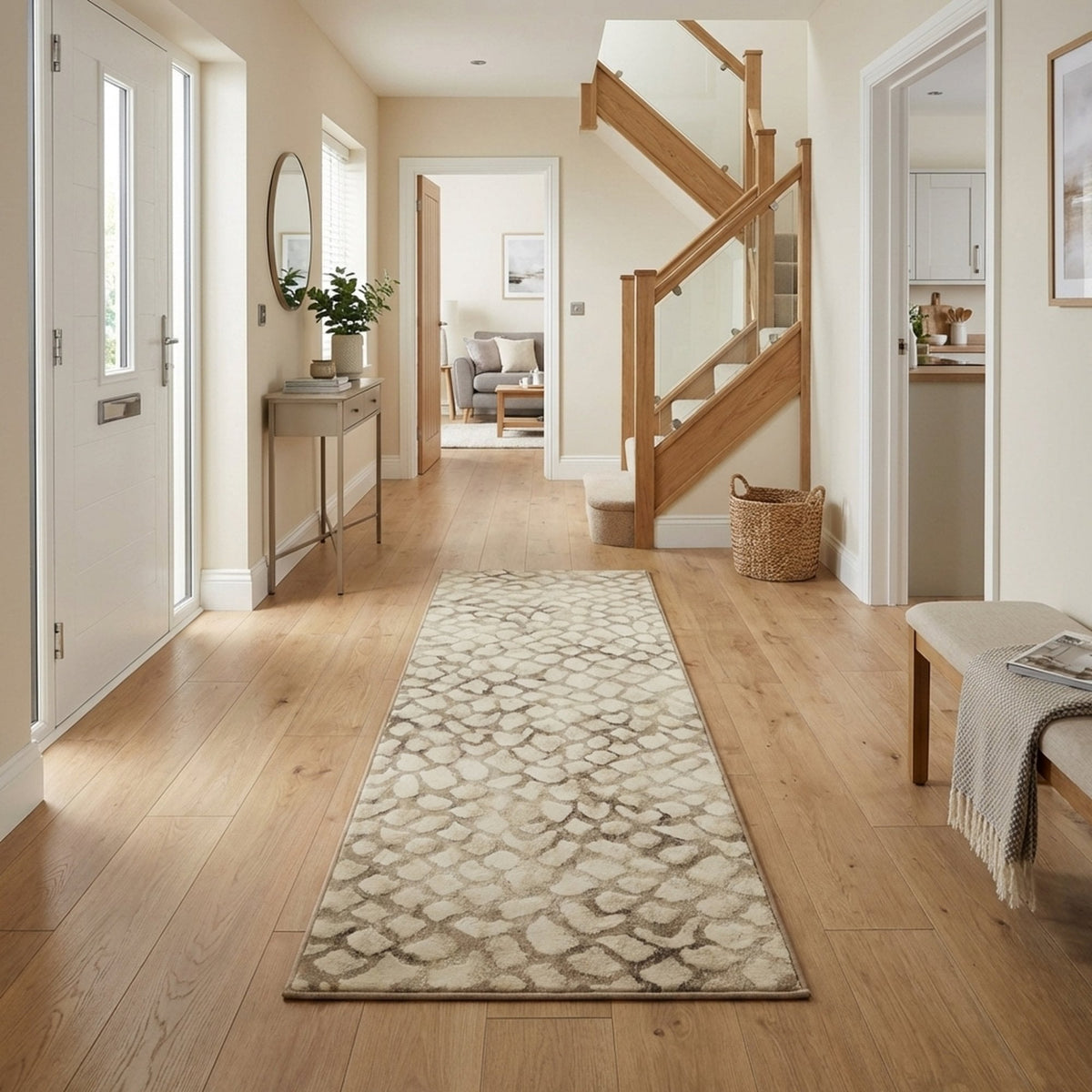 Eclipse Ivory 64194-8565 Hall Runner