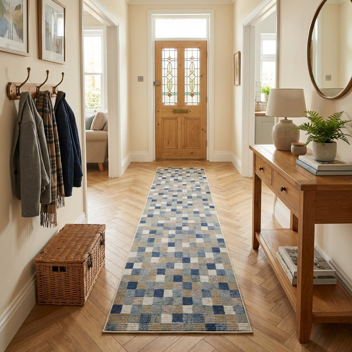 Eclipse Multi/Blue 63339-6121 Rug Runner