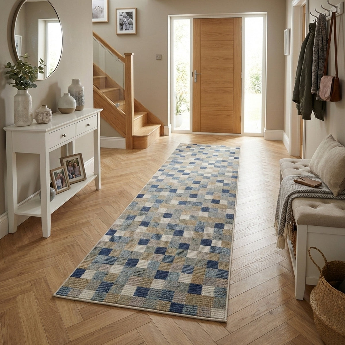 Eclipse Multi/Blue 63339-6121 Rug Runner