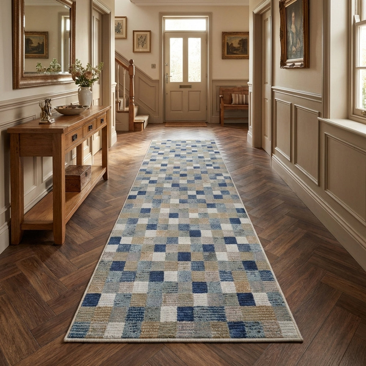 Eclipse Multi/Blue 63339-6121 Rug Runner