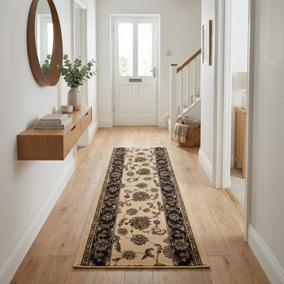 Legacy Cream/Brown 58020-160 Hall Runner