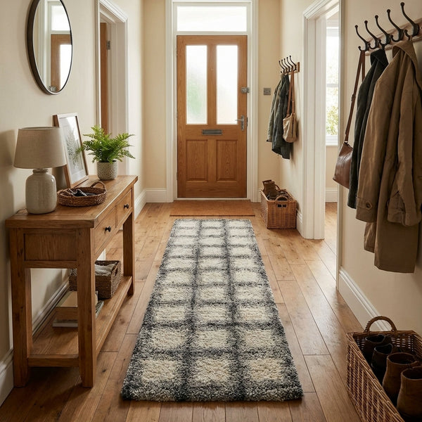 Mehari Black/White 23095-6248 Hall Runner