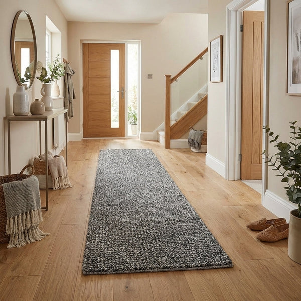 Mehari Dark Gray/Ivory 23160-8268 Hall Runner