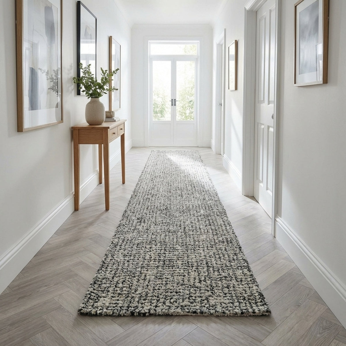 Mehari Gray/Ivory 23160-6288 Hall Runner