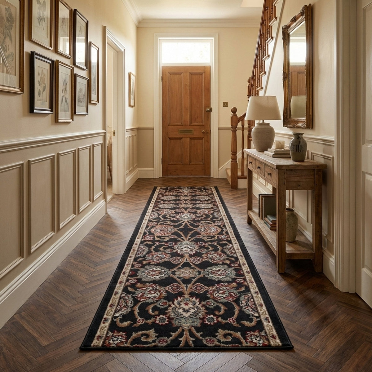 Melody Anthracite 985020-558 Hall Runner