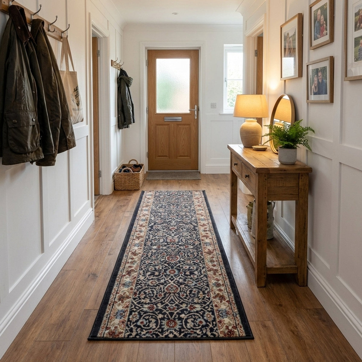 Melody Anthracite Ivory 985022-558 Hall Runner