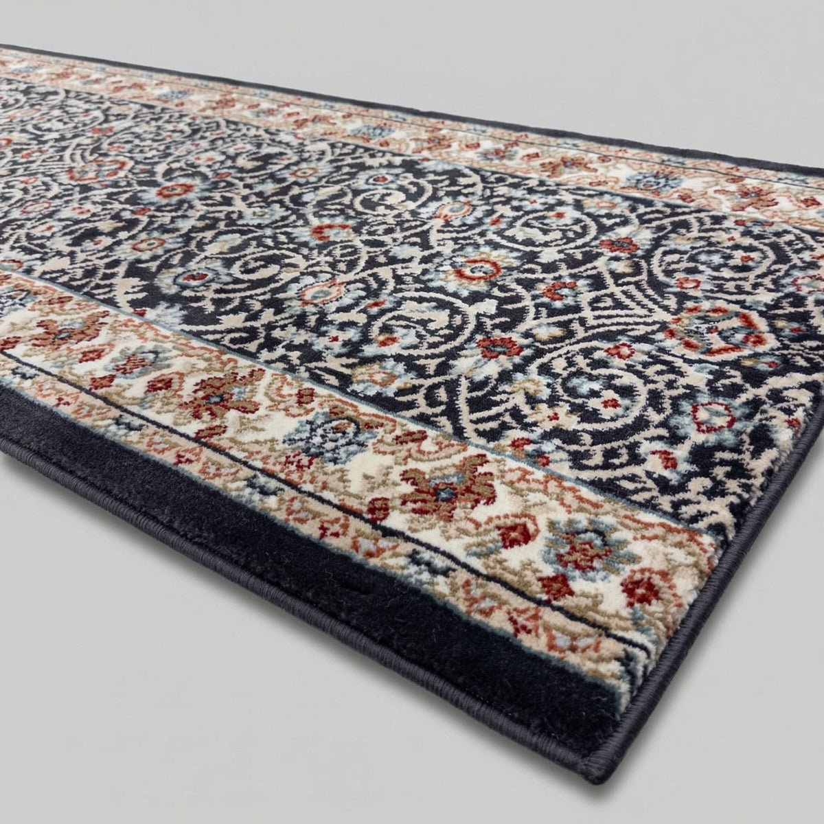 Melody Anthracite Ivory 985022-558 Hall Runner