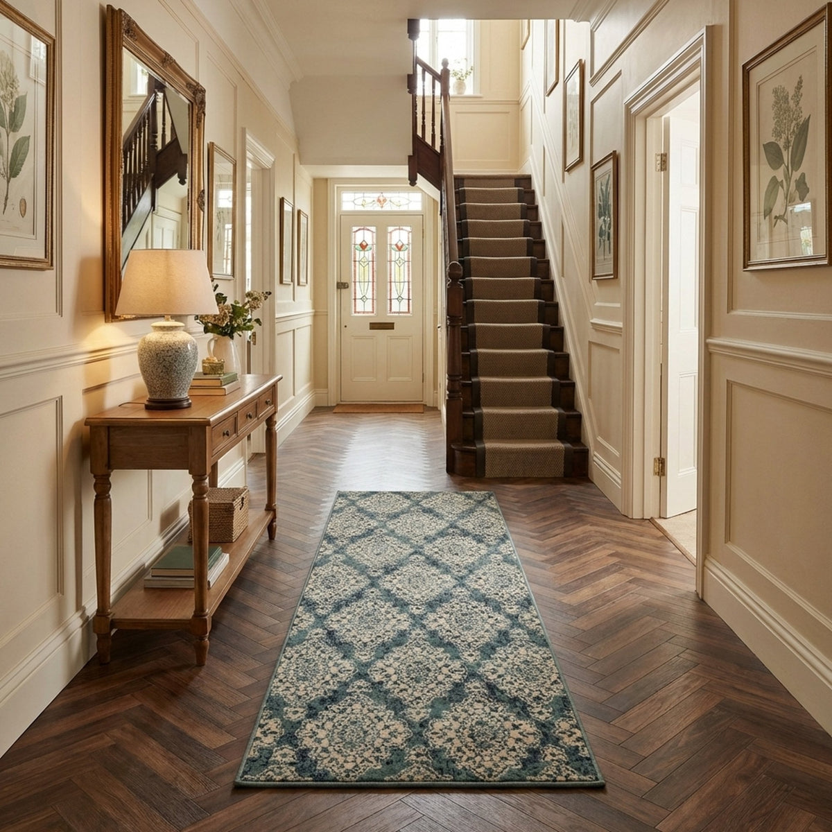 Melody Blue 985015-119 Hall Runner